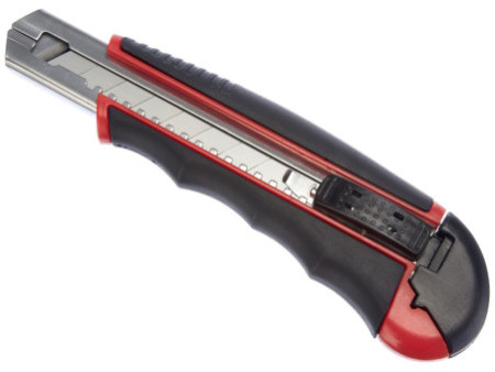 WEDO Cutter pro Auto-Load, lame: 18 mm, noir/rouge