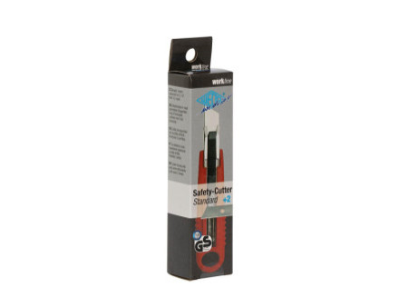 WEDO Safety-Cutter standard, lame: 18 mm, rouge/noir