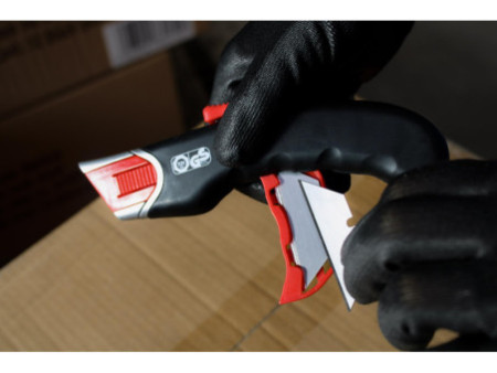 WEDO Safety-Cutter Premium, lame: 19 mm, noir/rouge