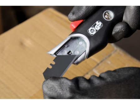 WEDO Safety-Cutter Premium, lame: 19 mm, noir/rouge
