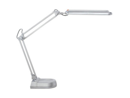MAUL Lampe de bureau à LED MAULatlantic, socle, argent