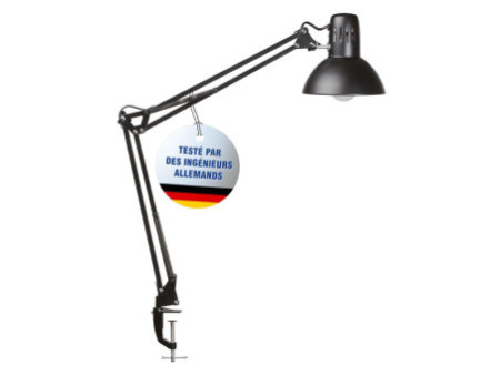 MAUL Lampe de bureau à LED MAULstudy, pince, noir