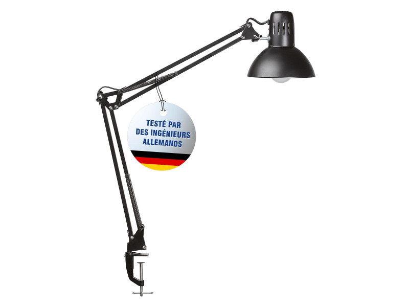 MAUL Lampe de bureau à LED MAULstudy, pince, noir