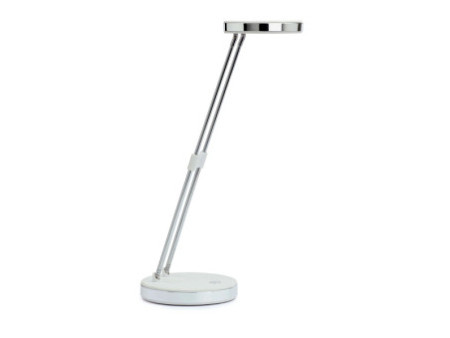 MAUL Lampe de bureau à LED MAULpuck, socle, blanc