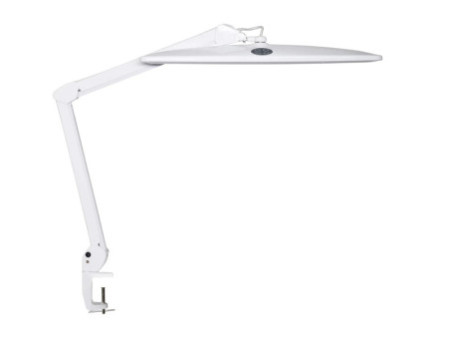 MAUL Lampe de bureau à LED MAULwork, pince, dimmable, blanc