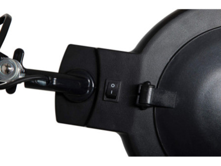 MAUL Lampe loupe à LED MAULviso, sur socle, noir
