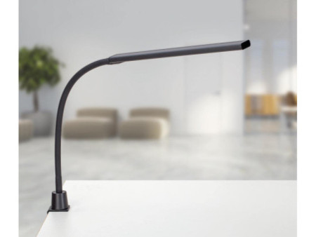 MAUL Lampe de bureau à LED MAULpirro, avec pince, noir