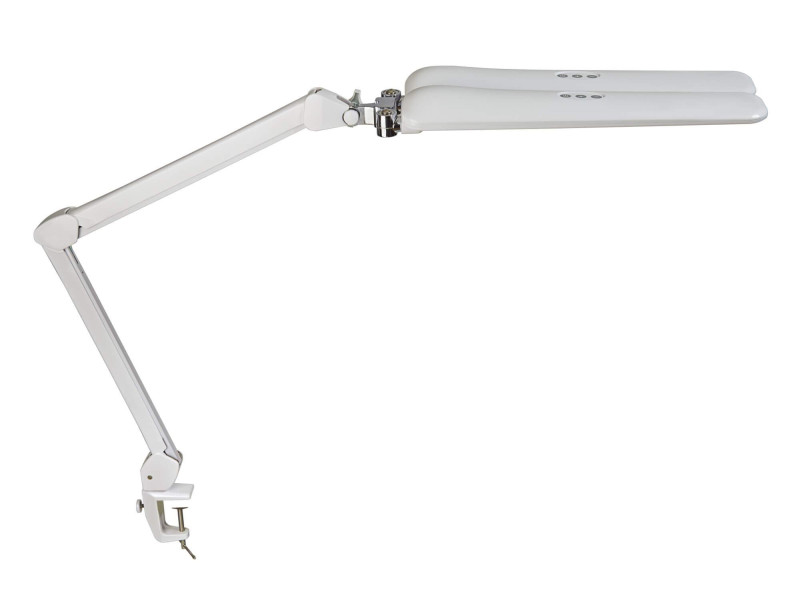 MAUL Lampe de bureau à LED MAULcraft duo, dimmable, blanc
