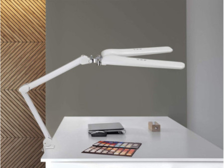 MAUL Lampe de bureau à LED MAULcraft duo, dimmable, blanc
