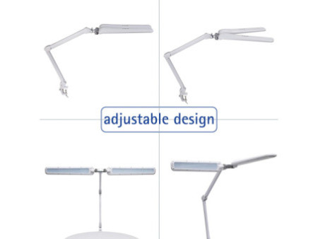 MAUL Lampe de bureau à LED MAULcraft duo, dimmable, blanc
