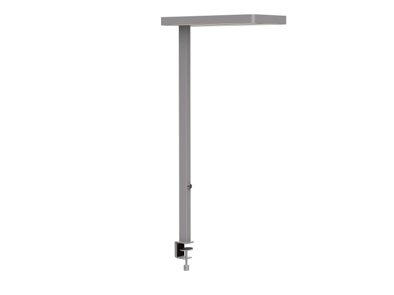 MAUL Lampadaire à LED version bureau MAULjaval, argent