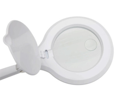 MAUL Lampe loupe à LED MAULiris, dimmable, blanc