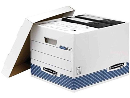 Fellowes Boite d'archivage et de transport Standard Bankers