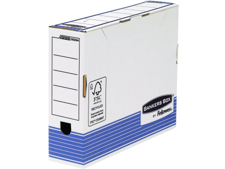 Fellowes BANKERS BOX SYSTEM boîte d'archives, (L)80 mm, bleu