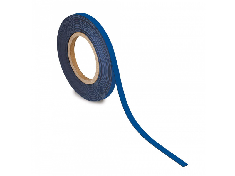 MAUL Ruban magnétique, 10 mm x 10 m, épaisseur: 1 mm, bleu