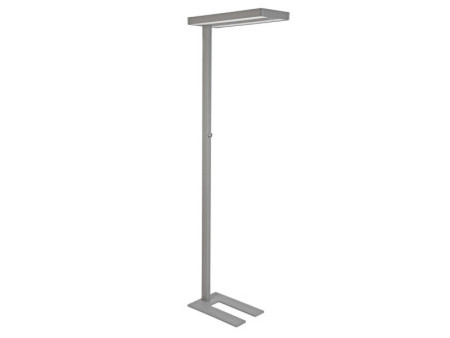 MAUL Lampadaire à LED MAULjuvis, dimmable, socle, argent