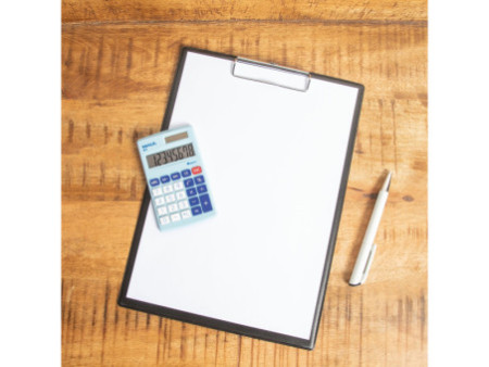 MAUL Calculatrice de poche M 8, 8 chiffres, bleu clair