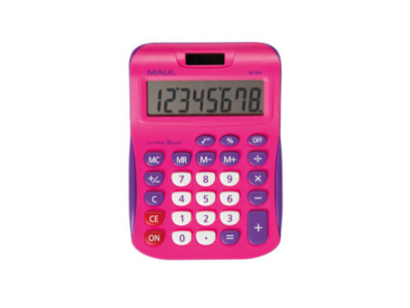 MAUL Calculatrice de bureau MJ 550, 8 chiffres, rose
