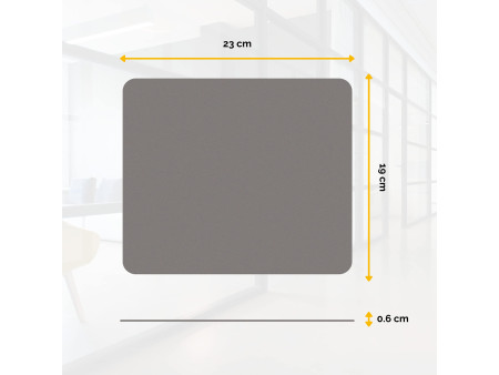 Fellowes Tapis de souris Medium, en polyestère, gris