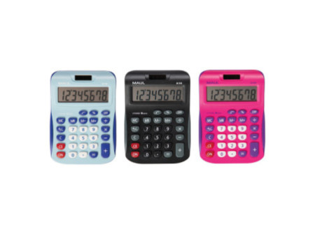 MAUL Calculatrice de bureau MJ 550, 8 chiffres, rose