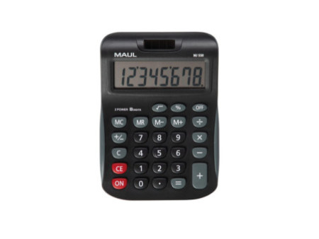 MAUL Calculatrice de bureau MJ 550, 8 chiffres, noir