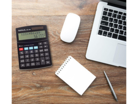 MAUL Calculatrice de bureau MTL 800, 12 chiffres, noir