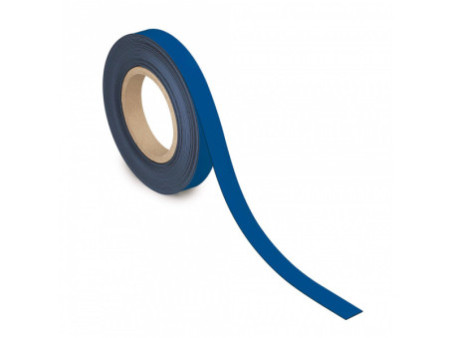 MAUL Ruban magnétique, 20 mm x 10 m, épaisseur: 1 mm, bleu
