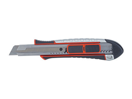 MAUL Cutter de sécurité MAULtool, lame: 18 mm, argent/rouge