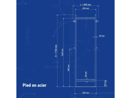 MAUL Vestiaire MAULsalsa, hauteur: 1.720 mm