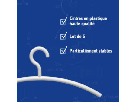 MAUL Cintre, en plastique, blanc