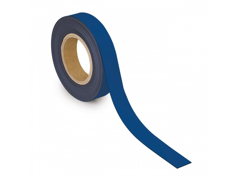 MAUL Ruban magnétique, 30 mm x 10 m, épaisseur: 1 mm, bleu