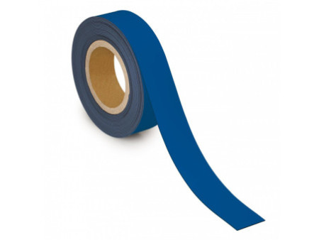 MAUL Ruban magnétique, 40 mm x 10 m, épaisseur: 1 mm, bleu