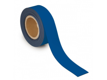 MAUL Ruban magnétique, 50 mm x 10 m, épaisseur: 1 mm, bleu