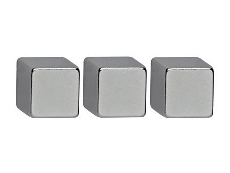 MAUL Aimant néodyme cube, 7 mm, capacité d'adhérence: 1,6 kg