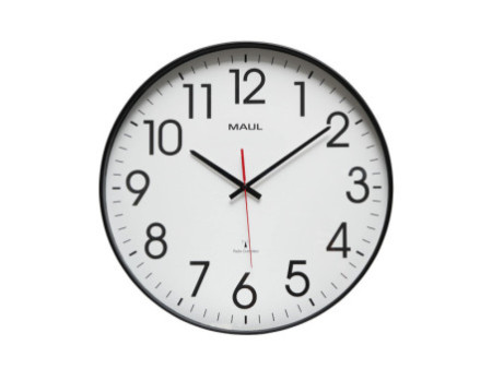 MAUL Horloge murale radiopilotée MAULclimb, diamètre: 470 mm