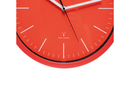 MAUL Horloge murale MAULjumb, diamètre: 305 mm, rouge