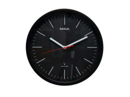 MAUL Horloge murale MAULjumb, diamètre: 305 mm, noir