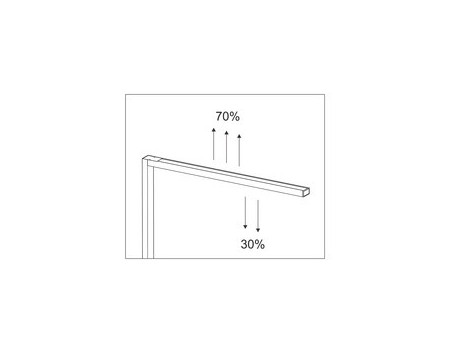 MAUL Lampadaire à LED MAULsirius sensor, dimmable, noir