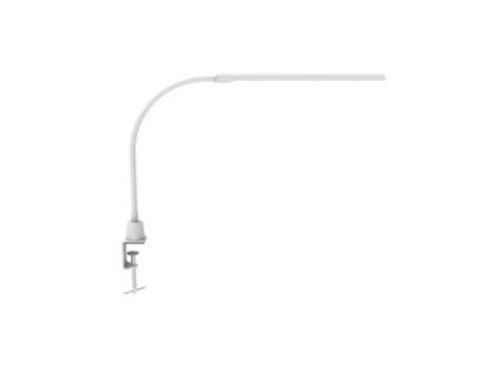 MAUL Lampe de bureau à LED MAULpirro, avec pince, blanc