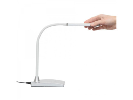 MAUL Lampe de bureau LED MAULpearly colour vario, argent