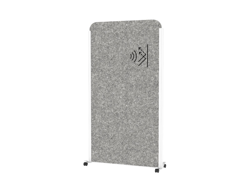 MAUL Système de cloison MAULcocoon, 1.000 x 1.800 mm, blanc