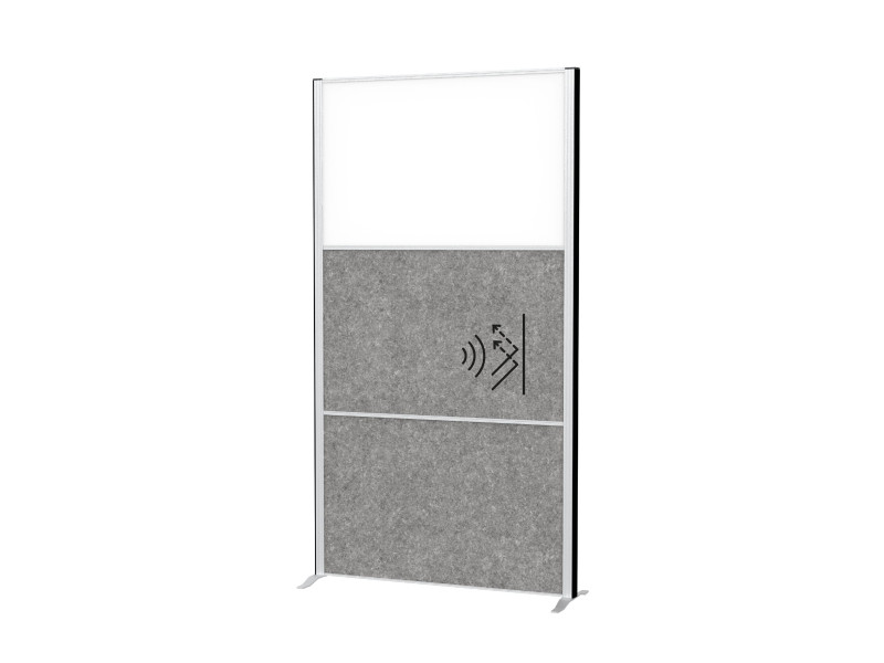 MAUL Système de cloison MAULconnecto, 2x acoustique /