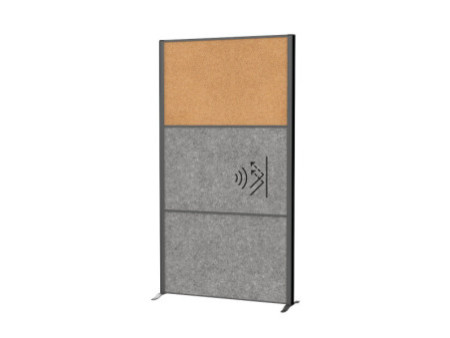 MAUL Système de cloison MAULconnecto, 2x acoustique /