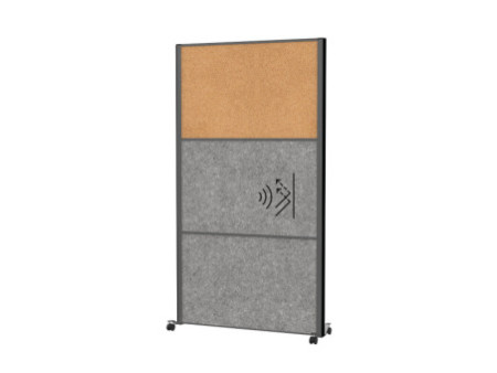 MAUL Système de cloison MAULconnecto, 2x acoustique /