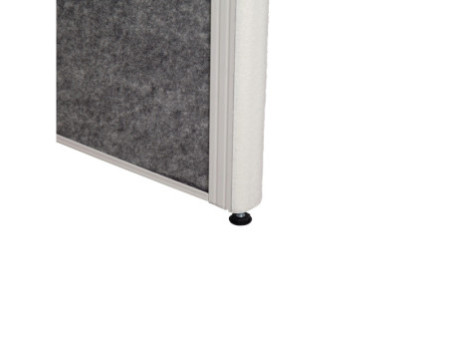 MAUL Système de cloison MAULconnecto, 3x acoustique gris