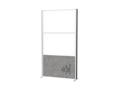 MAUL Système de cloison MAULconnecto, 1x acoustique /