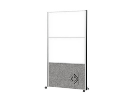 MAUL Système de cloison MAULconnecto, 1x acoustique/2x