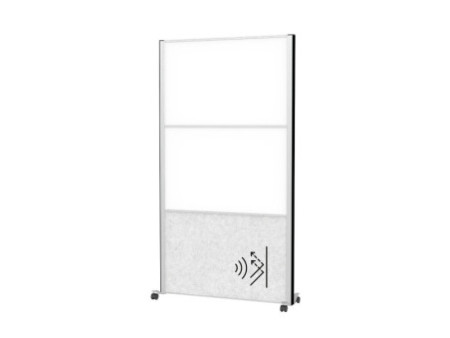 MAUL Système de cloison MAULconnecto, 1x acoustique/2x