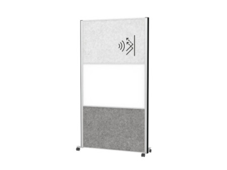 MAUL Système de cloison MAULconnecto, 2x acoustique/1x