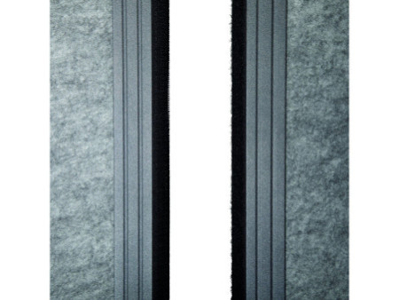 MAUL Système de cloison MAULconnecto Uplight, gris foncé